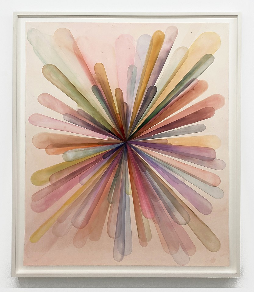 Lourdes Sanchez
Radiant (Pink), 2023
SANCH1003
ink, watercolor and pencil on paper, 55 x 43 inches / 59 1/2 x 48 inches framed
