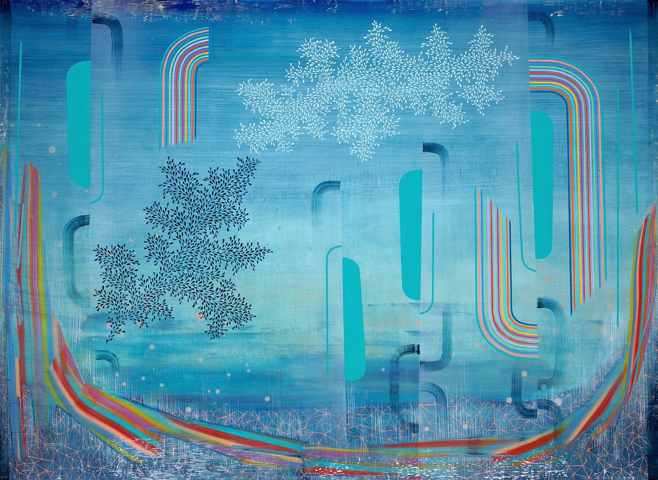 Gabe Brown
Blue Vista, 2023
BROW164
oil on linen over wood panel, 35 x 48 inches