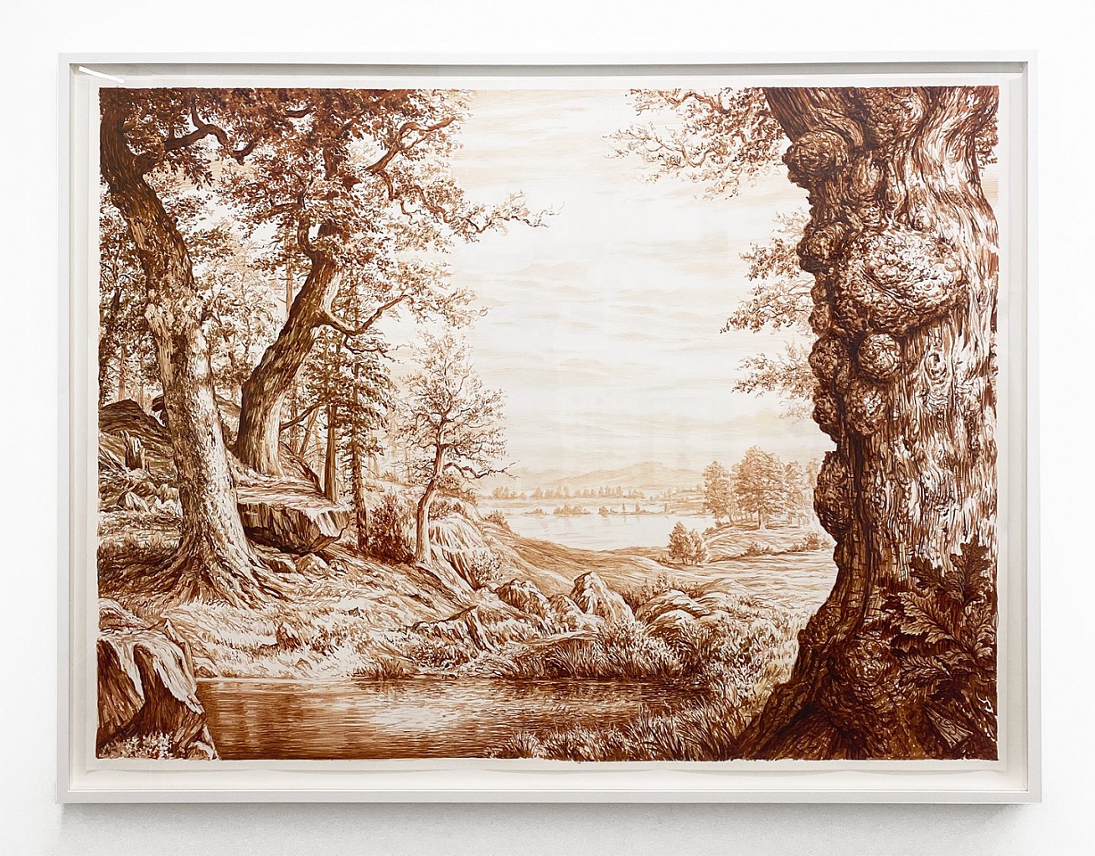 Rick Shaefer
The Stillness, 2023
shaef104
pencil and ink on paper, 60 x 80 inches / 64 1/2 x 84 inches framed