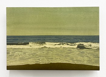 Clay Wagstaff - Ocean no. 45, 2012 oil on panel 13 x 19 inches WAG281