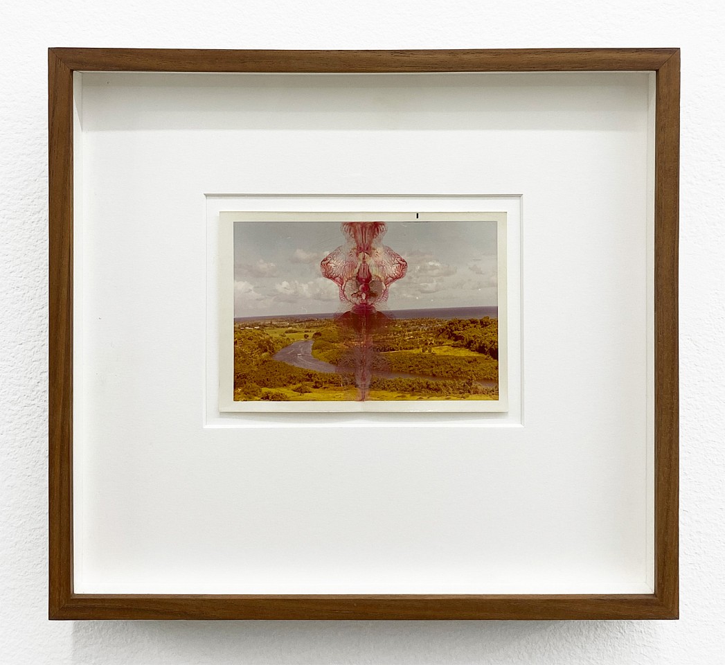 Randi Malkin Steinberger
Rivers Bend, 2016
Stein339
vintage photograph and nail polish, 4 x 6 inches image / 9 1/2 x 10 1/2 inches framed
