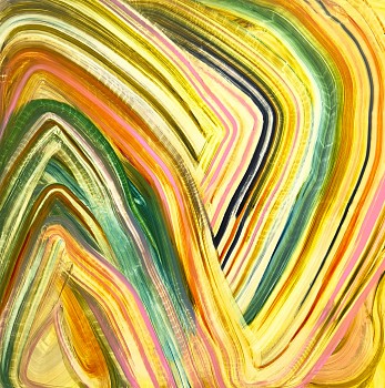 Fran O&#039;Neill - my morning, 2023 oil on canvas 72 x 72 inches ONEI123