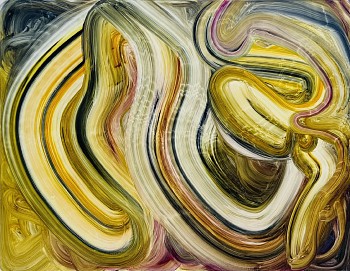 Fran O&#039;Neill - here comes the sun, 2024 oil on canvas 56 x 72 inches ONEI124