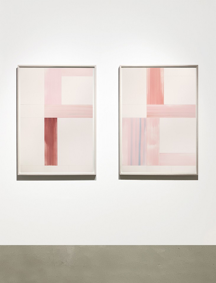 Agnes Barley
Constructed Strokes Installation, 2023
BARL768
acrylic  on paper, 44 x 30 inches paper / 47 1/2 x 33 1/2 inches framed each