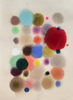 Lourdes Sanchez (LA) - Forces gathered that saw me through, 2024 ink, watercolor and pencil on paper 29 x 21 inches SANCH1043