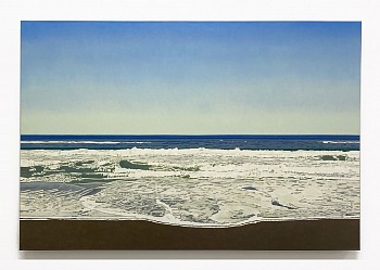 Work:&nbsp;Clay Wagstaff Ocean no. 89, 2024 oil on canvas 48 x 72 inches WAG404