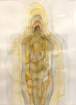 Kim McCarty (LA) -&nbsp;Untitled, 2024 watercolor on paper 30 x 22 inches MCCAR125