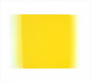 Betty Merken (LA) -&nbsp;Illumination, Yellow. #04-24-09, 2024 oil monotype on rives bfk paper 27 1/2 x 30 1/4 inch paper / 18 x 24 inch image MER1067