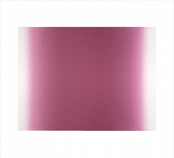 Betty Merken (LA) -&nbsp;Illumination, Raspberry. #11-21-01, 2022 oil monotype on rives bfk paper 27 1/2 x 30 1/4 inch paper / 18 x 24 inch image MER1031