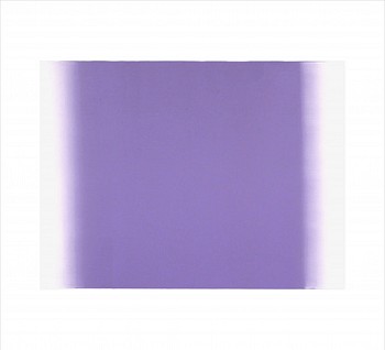 Betty Merken (LA) -&nbsp;Illumination, Amethyst. #04-24-08, 2024 oil monotype on rives bfk paper 27 1/2 x 30 1/4 inch paper / 18 x 24 inch image MER1068