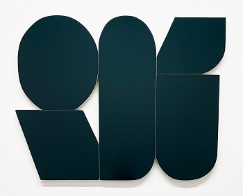 Work:&nbsp;Vert Epicea, 2024 Automotive paint on wood 48 x 60 inches ZIM1183