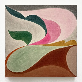 Work:&nbsp;Saison, 2024 pigment on canvas 24 x 24 inches BEG104