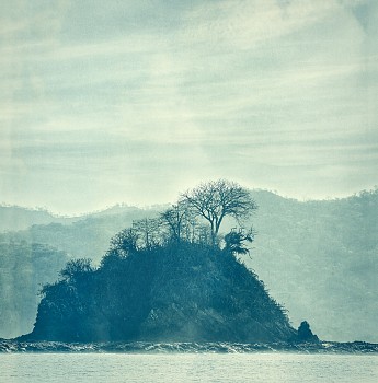 Thomas Hager -&nbsp;Rock Tree Sky, 2024 archival pigment print 42 1/2 x 42 inches HAG693