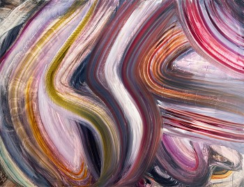 Fran O&#039;Neill - sign, 2024 oil on canvas 56 x 72 inches ONEI129