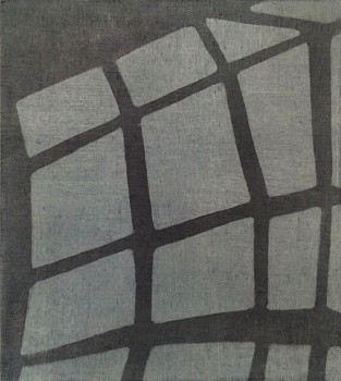 Isabel Bigelow (LA) -&nbsp;wall 1, 2015 monotype 18 x 15 inch paper / 11 x 10 inch image BIG1090