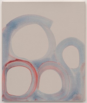 Work: Untitled, 2025 acrylic on canvas 23 1/2 x 20 inches BARL1006