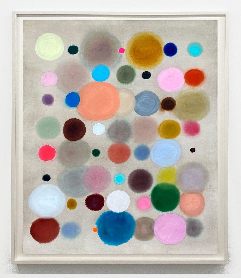 Lourdes Sanchez
Planets align (big cerulean), 2025
SANCH1066
ink, watercolor and pencil on paper, 55 x 43 inches / 59 1/2 x 48 inches framed
