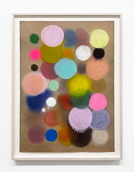 Work: Tender (with Gulfo de Mexico), 2025 ink, watercolor and pencil on paper 29 x 21 inches / 32 x 24 inches framed SANCH1060