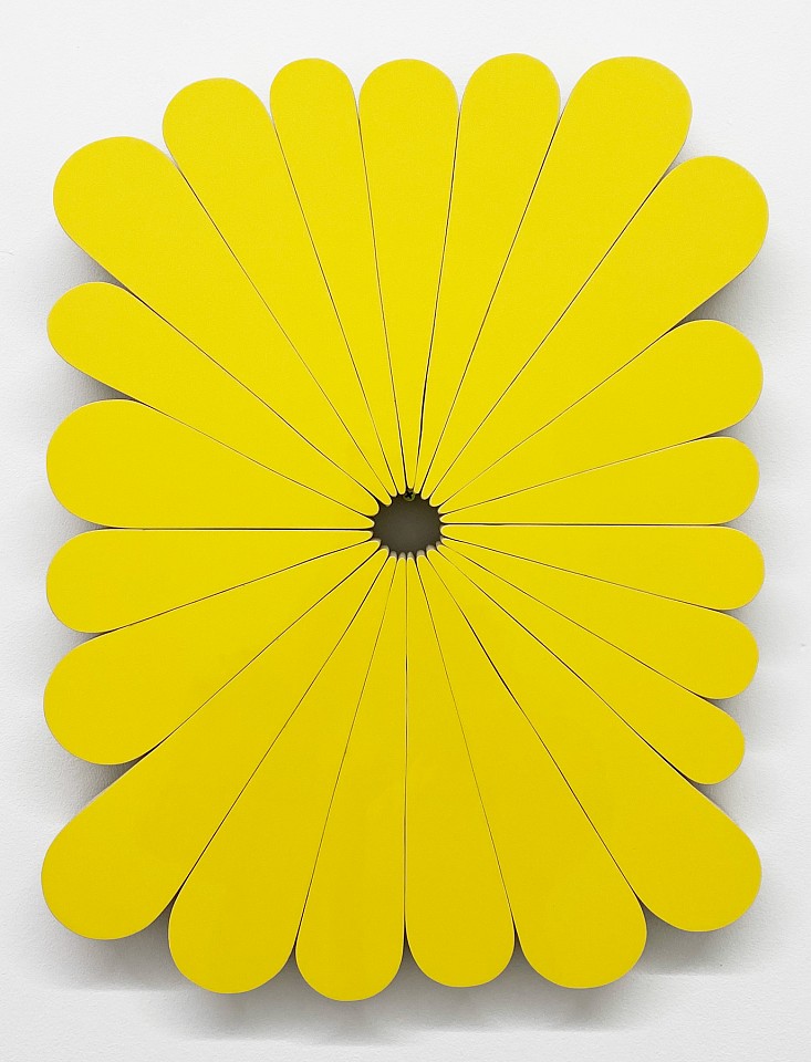 Andrew Zimmerman
Nugget Gelb, 2025
ZIM1206
Automotive paint on wood, 21 x 16 x 2 inches