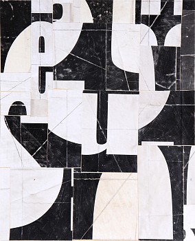 Cecil Touchon - FS4286ct25, 2025 collage on paper 9 x 7 1/2 inch image / 18 x 15 inch paper TOUCH2398