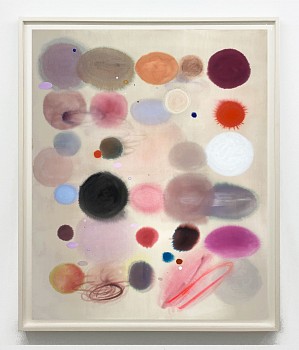 Work: Moving into alignment, 2025 ink, watercolor and pencil on paper 53.5 x 43 inches SANCH1070