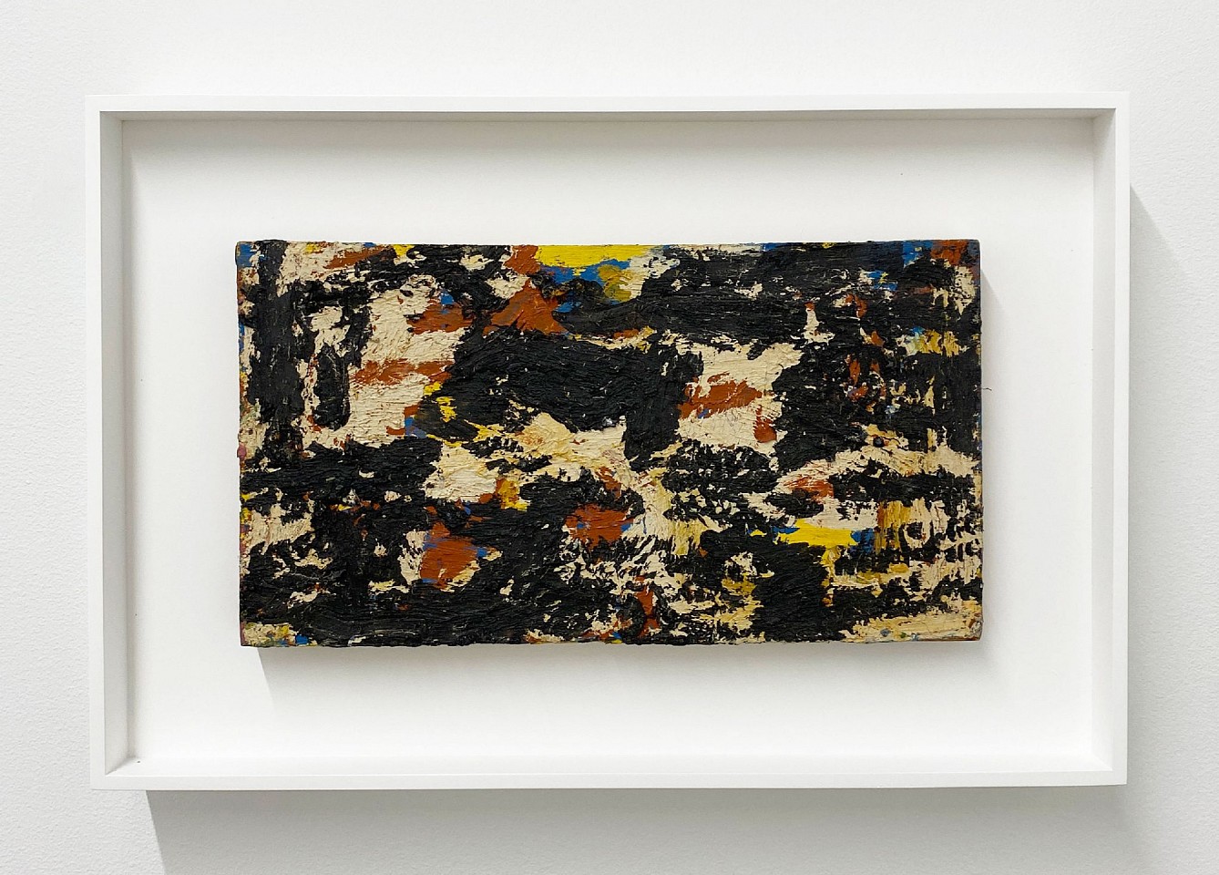 Sean Noonan
Raw Graphite, 2022
noon066
oil on found wood, 6.5 x 12 inches / 11 x 16.5 inches framed
