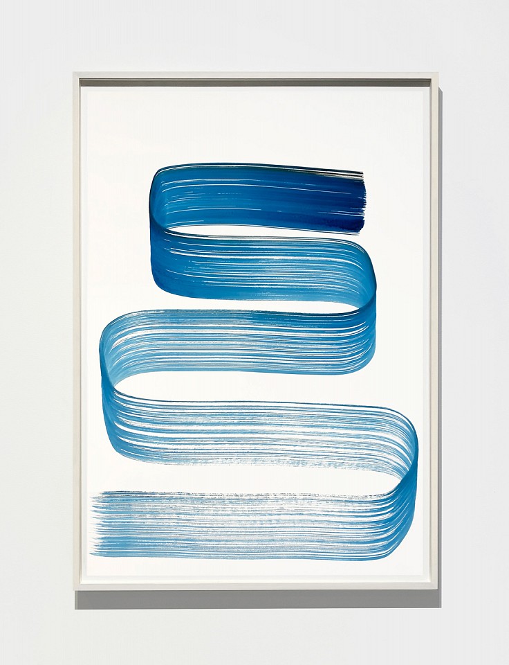 Agnes Barley
Continuous Stroke, 2021
BARL875
acrylic on paper, 44 x 30 inches / 47 1/2 x 43 1/2 inches framed