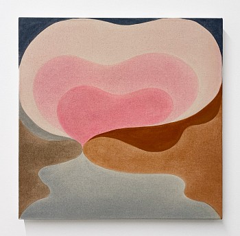 Work: Whole, 2025 pigment on canvas 24 x 24 inches BEG120