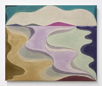 Work: Freetime, 2025 pigment on canvas 30 x 36 inches BEG124