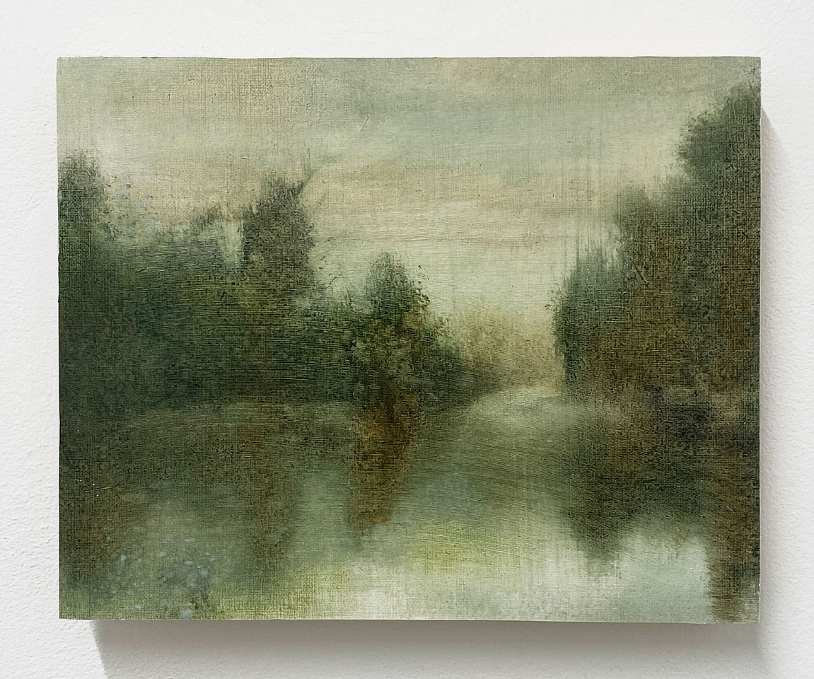 Poogy Bjerklie
Gentle Morning, 2024
BJE232
oil on paper mounted on wood panel, 8 x 10 inches