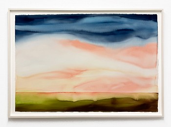 Work: Shawn Dulaney The Sky I, 2025 watercolor on paper 40 x 60 inches / 46 x 66 inches framed DULAN1206
