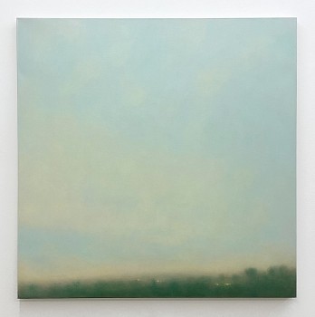 Michael Abrams -&nbsp;Red Brook, 2025 oil on canvas 60 x 60 inches ABR463