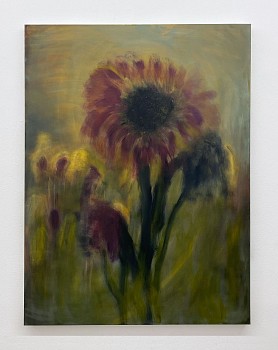 Kathryn Lynch -&nbsp;Sunflower Night, 2025 oil on linen 48 x 36 inches LYN975