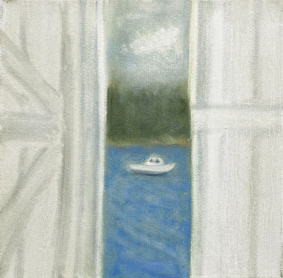 Kathryn Lynch
White Boat through Barn Doors, 2025
LYN980
oil on canvas, 12 x 12 inches