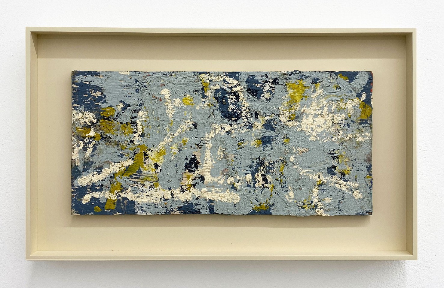 Sean Noonan (LA)
Hilltop, 2025
noon081
oil on found wood, 8 x 16 1/2 inches / 12 1/2 x 21 inches framed