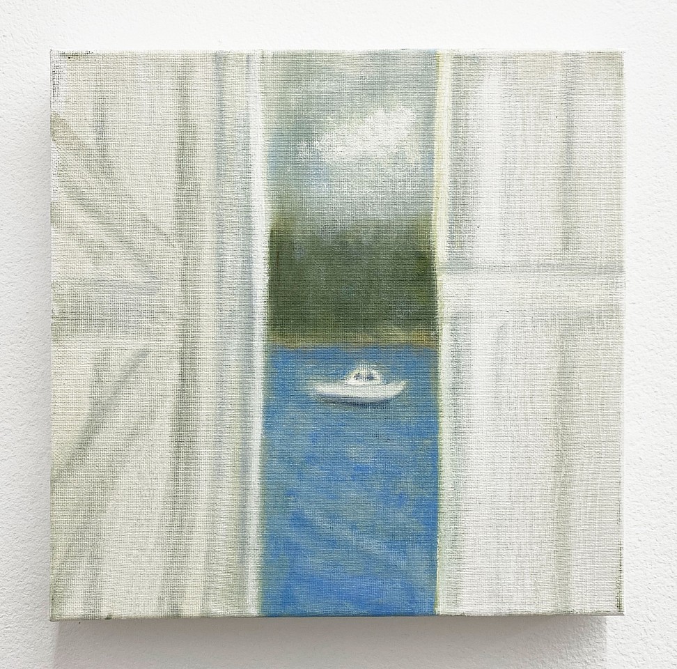 Kathryn Lynch
White Boat through Barn Doors, 2025
LYN980
oil on canvas, 12 x 12 inches