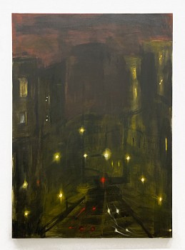 Kathryn Lynch -&nbsp;Up at Night, 2022 oil on canvas 84 x 60 inches LYN918