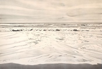 Clay Wagstaff (LA) -&nbsp;Ocean no. 97, 2026 graphite on paper 42 x 62 inches WAG408