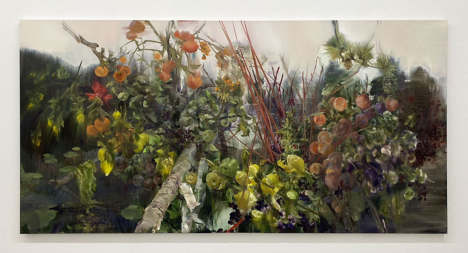 Sarah McRae Morton
The Fameuse, the Toll, the Peal, the Thaw, 2026
SMM002
oil on linen, 36 x 72 inches
