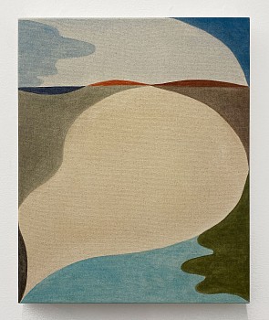 Work:&nbsp;Vinna Begin Written, 2026 pigment on canvas 20 x 16 inches BEG146