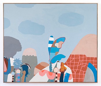 Work:&nbsp;Jen Wink Hays Comely, 2026 oil on canvas 60 x 72 inches JWH198