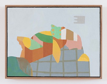 Jen Wink Hays -&nbsp;Scaffold, 2026 oil on canvas 18 x 24 inches JWH200