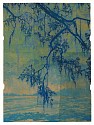 Maysey Craddock, Blue Mountain
2026, gouache, flashe, and thread on found paper