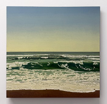 Clay Wagstaff -&nbsp;Ocean No. 91, 2025 36 x 36 inches WAG414